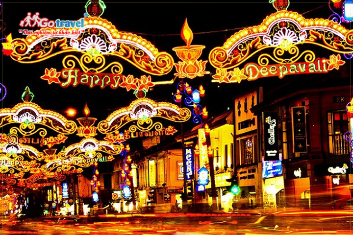 Lễ hội ánh sáng Deepavali của người Ấn ở Singapore