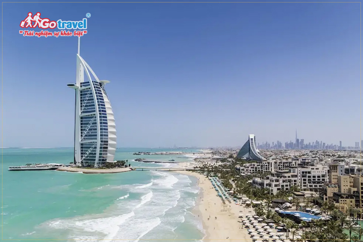Đi du lịch Dubai mùa thu bạn có thể lựa chọn các khách sạn khu vực bãi biển Jumeirah