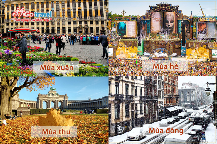 Du lịch Bỉ vào các mùa trong năm
