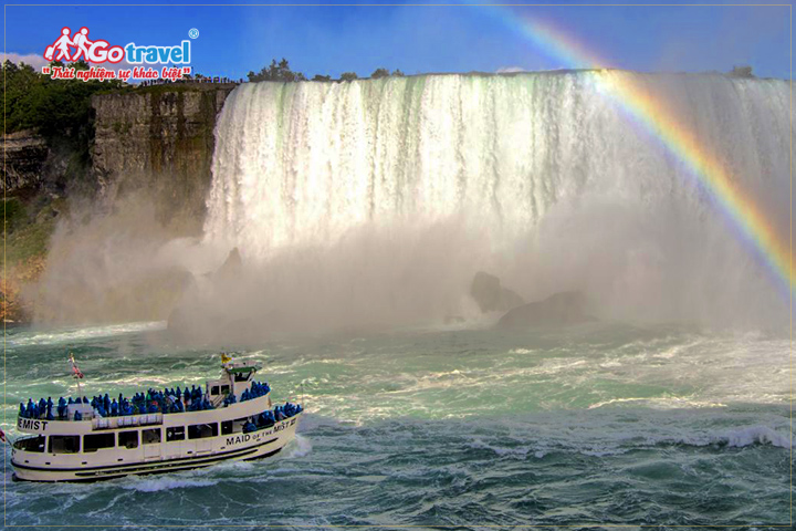 Du thuyền dạo quanh thác Niagara 