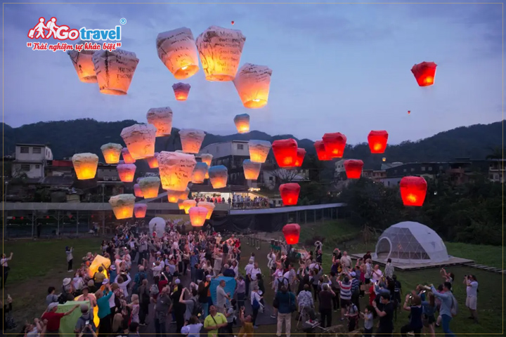 Lễ hội đèn trời Pingxi Bình Khê - lễ hội đặc sắc ở Đài Loan