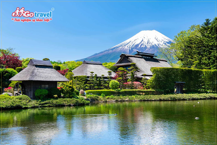 Oshino Hakkai – ngôi làng cổ ở Nhật Bản nằm dưới chân núi Phú Sĩ
